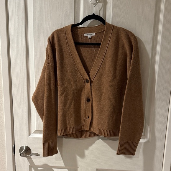 Madewell Wool Blend Cinched Cardigan - Picture 2 of 5